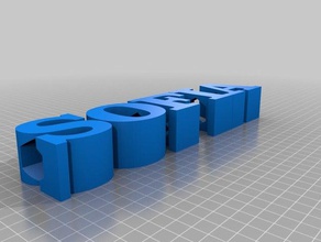 lapiz sofia i segni loghi personalizzato 3d print model - Mito3D