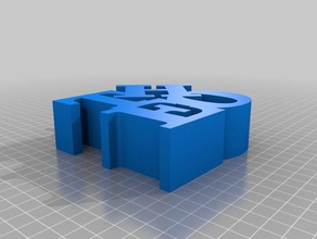 theo kelime heykel heykeller özelleştirilmiş 3d print model - Mito3D