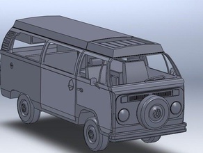 vw camper autobús vehículos westfalia 3d print model - Mito3D
