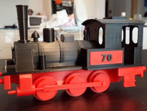 buharlı lokomotif araçlar 3d print model - Mito3D