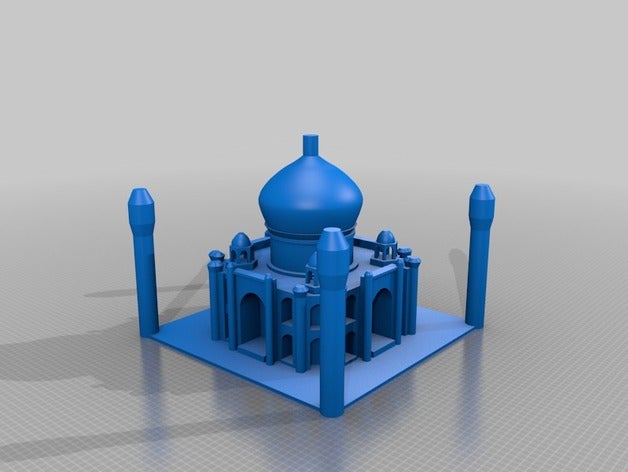 taj mahal 3d printing 3D print model - Mito3D