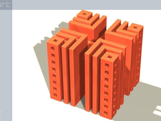 voxel-art n&deg2 cube sculpture voxel art 3D print model - Mito3D
