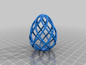 egg 2 sculptures openscad 3d print model - Mito3D