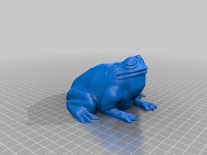 jérémie bullfrog les animaux 3d print model - Mito3D