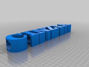 cinzia Zeichen logos angepasst 3d print model - Mito3D