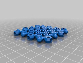cotta di maglia esperimento 3 spheremail ingegneria armatura il tessuto flessibile 3d print model - Mito3D