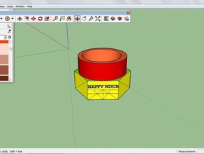 happy hour de la coupe 3d l'impression 3d print model - Mito3D