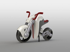 la moto électrique des véhicules replicator2 3d print model - Mito3D