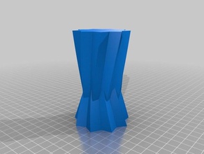 mon personnalisés double conique vase les conteneurs 3d print model - Mito3D