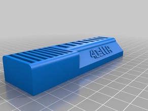 usb sd holder organization customized 3d print model - Mito3D