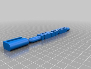 my customized bic word pen-kuldeep office 3d print model - Mito3D