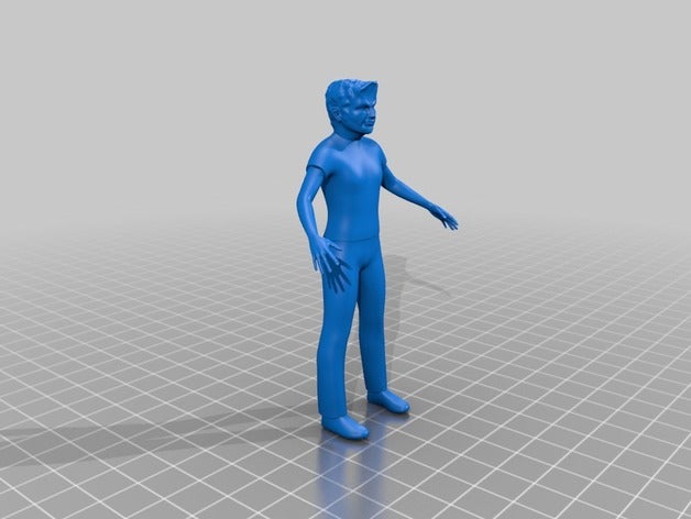 mad figure people 3D print model - Mito3D