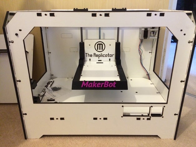 el replicador de cama armas 3d las impresoras replicator 2x 3D print model - Mito3D