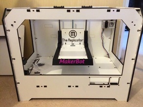 replicator bed arms 3d printers 2x 3d print model - Mito3D