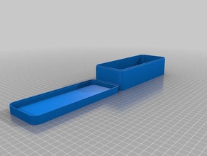 mon personnalisée du couvercle de la boîte, éventuellement, des coins arrondis organisation 3d print model - Mito3D