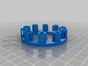 giant office rubber band loom fishtail maker bracelets customized 3d print model - Mito3D