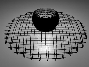 projeção estereográfica televisão espremido círculos matemática arte 3d print model - Mito3D