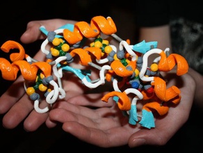 hidrogenazın aktif site kes gitsin biyoloji 3d print model - Mito3D