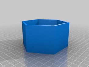 6-caras de la caja los contenedores personalizado 3d print model - Mito3D