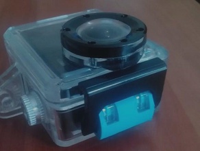 camone infinity de buceo cuadro la abrazadera cámara moneda reemplazo 3d print model - Mito3D
