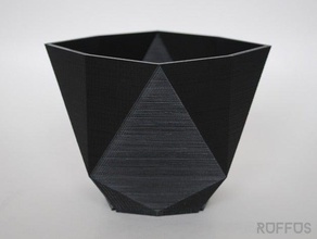 geo vaso arredamento la decorazione decorativo geometrica geometria pianta piante vasi 3d print model - Mito3D