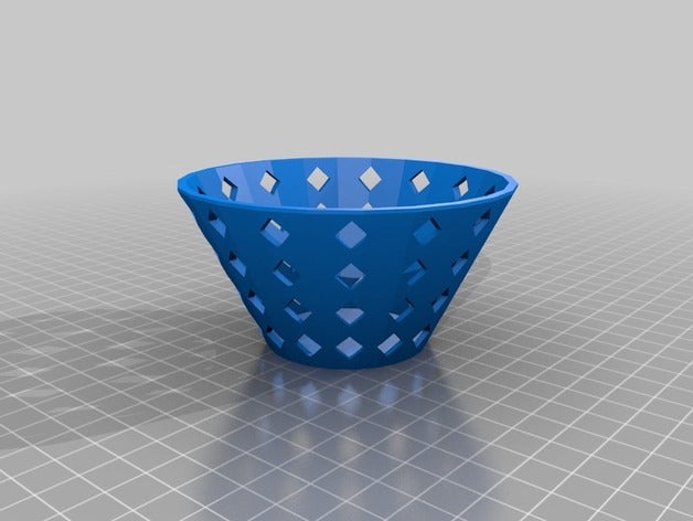 paramétrique porté pot plein air jardin customizer openscad 3D print model - Mito3D