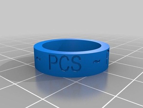 Stück pcs Ringe angepasst 3d print model - Mito3D
