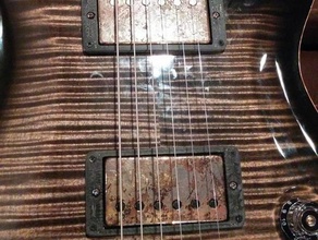parametrico pickup ring audio customizer chitarra openscad 3d print model - Mito3D