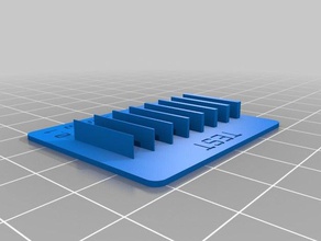 my customized wall gap test print v2 3d printing tests 3d print model - Mito3D