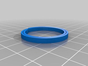 keyringspiral12thickness accessories customized 3d print model - Mito3D