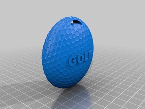 minha personalizado saco de golfe marca design 3 esporte ao ar livre 3d print model - Mito3D