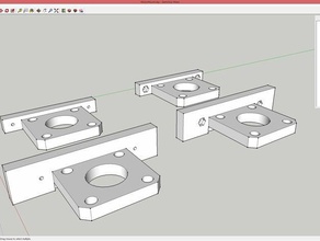 flashforge criador aparelho de montagem do motor eixo y 3d a impressora partes creator pro 3d print model - Mito3D