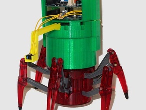 autonomen hexbug spider v10 in der Robotik arduino arduino-Halterung hack Infrarot-sensor änderung 3d print model - Mito3D