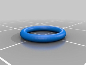 ponta de gotejamento anel vedação impressão ninja flexfilament partes personalizado 3d print model - Mito3D
