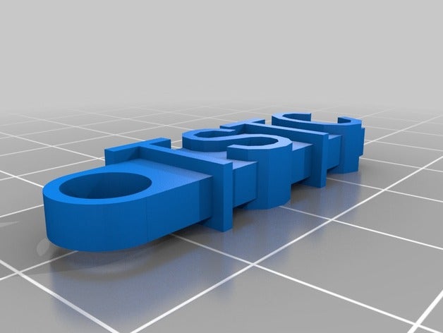 tstc clé de la chaîne l'organisation personnalisé 3D print model - Mito3D