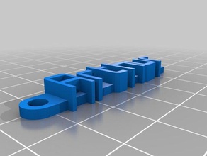 arthur Anahtarlık organizasyon özelleştirilmiş 3d print model - Mito3D