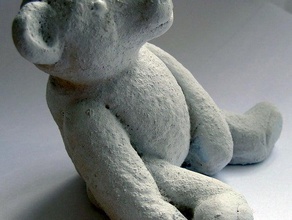 digitador de idade teddy nova verificação varreduras réplicas urso pelúcia 3d print model - Mito3D
