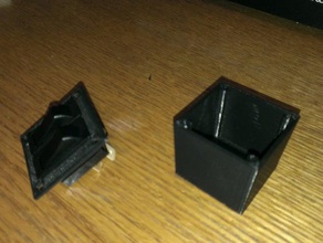 2 gang rocker switchbox 3d printer accessories parts cooling fan filament 3d print model - Mito3D
