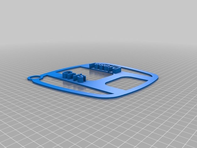 diesel chaveiros personalizado 3D print model - Mito3D