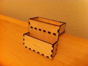 phone holder ikea malm headboard organization box container inkscape lasercut wood 3d print model - Mito3D