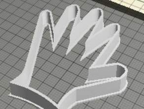 mão cortador de cookie família 3d print model - Mito3D