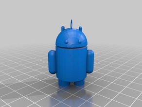 android keychains accessory 3d print model - Mito3D