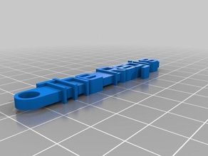 regis keychain organization customized 3d print model - Mito3D