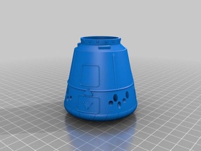 easy print di drago navicella i veicoli modello spacex capsula spaziale giocattolo educativo 3d print model - Mito3D