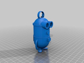 despicable me minion creatures keychain 3d print model - Mito3D