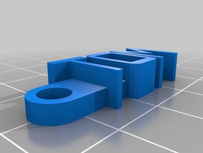 tom Anahtarlık organizasyon özelleştirilmiş 3d print model - Mito3D