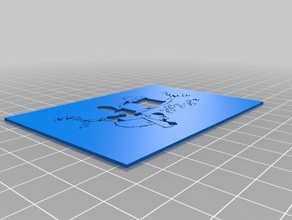 zoociety stencil-o-matic art strumenti personalizzato 3d print model - Mito3D