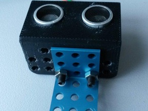 capteur à ultrasons mont makeblock la robotique hc-sr04 openscad 3d print model - Mito3D