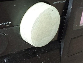 l'ampli av onkyo bouton de volume modèle tx-sr505 le remplacement pièces boutons 3d print model - Mito3D