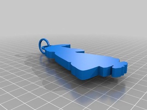 mary poppins keychain keychains 3d print model - Mito3D